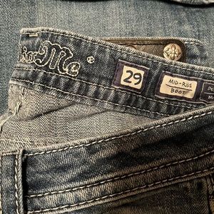 Miss Me mid rise boot cut jeans 29x34